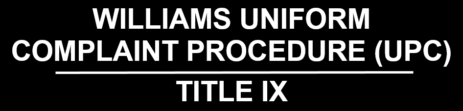 Uniform Complaint Procedure (UCP) / Title IX